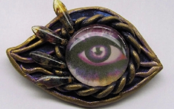 Purple Eye Pin