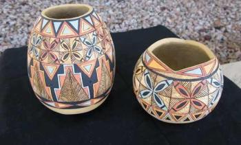 hand painted gourds