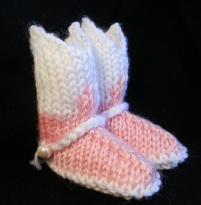 crochet baby boots