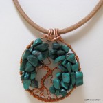 Tree of Life Malachite Delight Necklace by MoonstoneMary