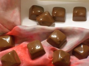chocolate covered caramels handmade