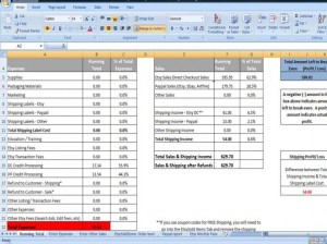 spreadsheet business tracker printable
