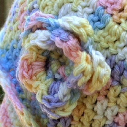 crochet flower embellishment