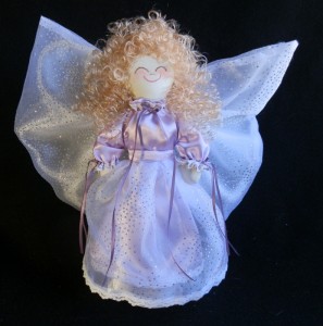 Handmade Rag Doll Angel - iKnitQuiltSew