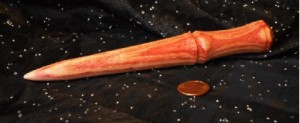 tulip wood, wand, moon, moonstone, magic, handmade