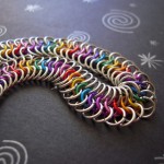 Rainbow Chainmaille Bracelet