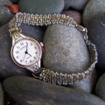 Cottage Hearts Handstitched Beaded Watch