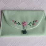 Flowered Clutch Bag