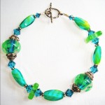 Paradise Lampwork Bracelet