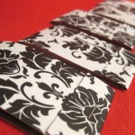 Damask Matchbook Notepad Set