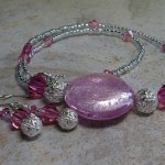 Pretty In Pink Necklace & Earring Set