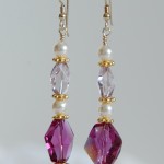 Swarovski Crystal & Pearl Earrings