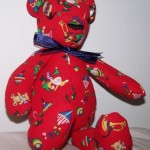 Handmade Little Teddy Bear Winter Fun