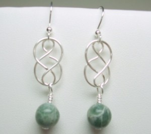 Serpentine Earrings by Trusk4U