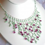 Spring Waterfall necklace by Designs by Victoria