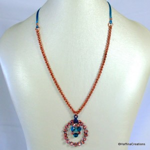 Copper Jens Pind Chainmaille Necklace by Haffina