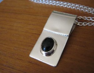 handmade silver pendant