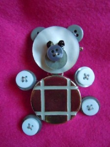 Button Teddy Bear