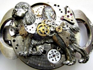 Clocker Spainiel Handmade Steampunk Bracelet