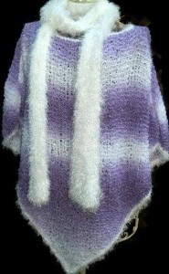 hand knit scarf