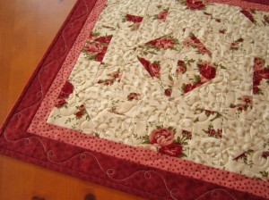 Handmade Quilted Table Topper