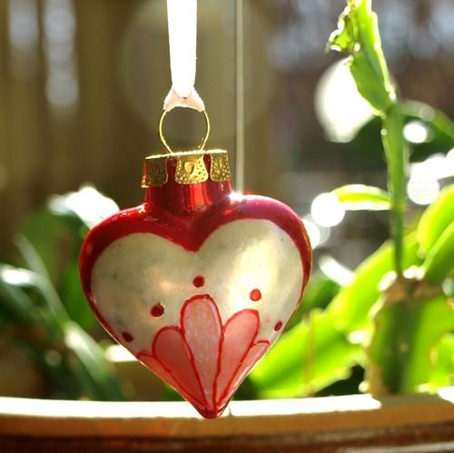 Handmade Valentine Ornament