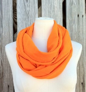 orange infinity scarf