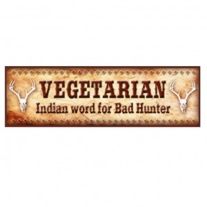 Vegetarian Handmade Sign