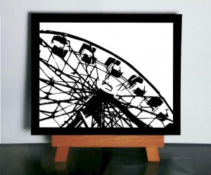 Ferris Wheel Paper Cutting