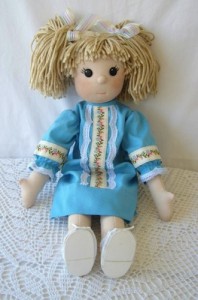 Cloth hug doll by LorettaClark