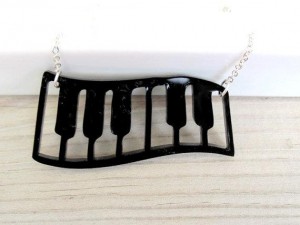 Piano Necklace