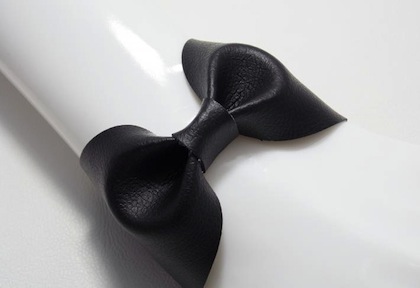 Bow Tie Bracelet in Black by CrimsonHolly
