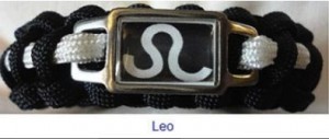 Paracord Zodiac Bracelets Leo Size Small 7 inch by paracordfashions