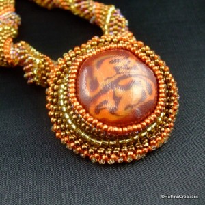 handmade beaded necklace