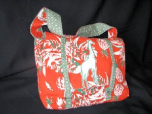 jungle messenger bag handmade