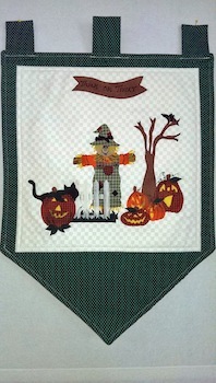 A Halloween TRICK OR TREAT Wall Hanging Quilt 3 by tammysimpson03