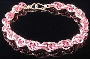 Spiral Bracelet In Pink by ChaynMayle