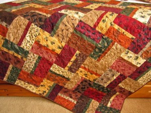 Patchwork Mountain Handmade Quilt