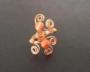 handmade copper ring