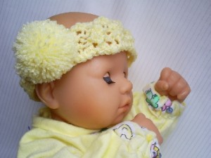 handmade crochet baby headband